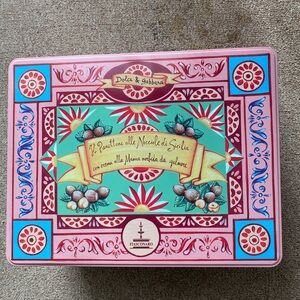 Dolce & Gabbana Pink and Green Decorative Tin